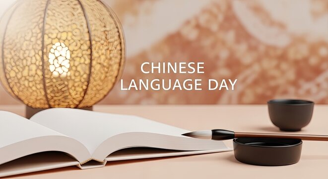 Celebrating teachers day china traditional lantern tea and books for educator appreciation