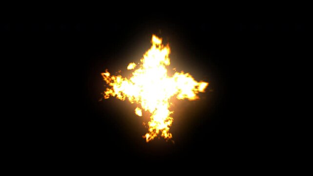 Tactical Weapon Fire Muzzle Flash Overlay for Action Movie VFX