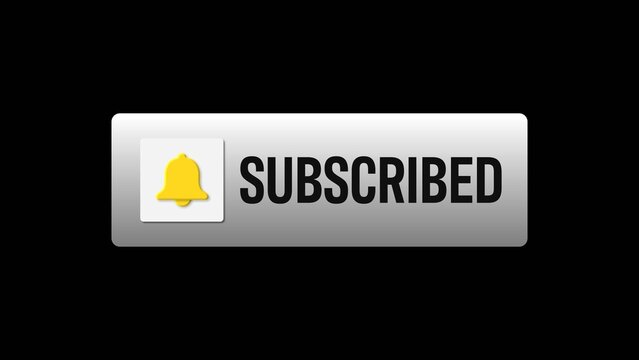 Bold Subscribed Notification Button