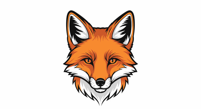 Illustration of a fox head.