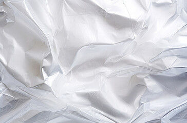 Obraz premium Processed collage of transparent cellophane plastic foil texture. Background for banner, backdrop.