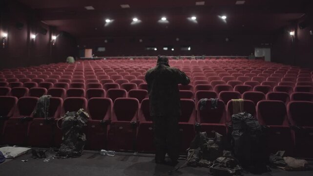 Repurposed Spaces: Cinema Theater Used as Humanitarian Hub
