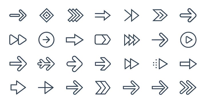 set of arrows