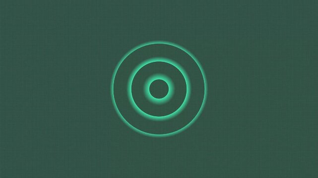 Radio waves seamless animation with grid background . Animated of sound wave signal with grid effect artificial intelligent audio wave.