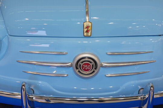 Front View Classic Car Zastava 750 Retro Fiat Licence