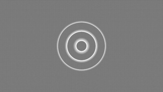 Radio waves seamless animation with grid background . Animated of sound wave signal with grid effect artificial intelligent audio wave.