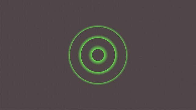 Radio waves seamless animation with grid background . Animated of sound wave signal with grid effect artificial intelligent audio wave.