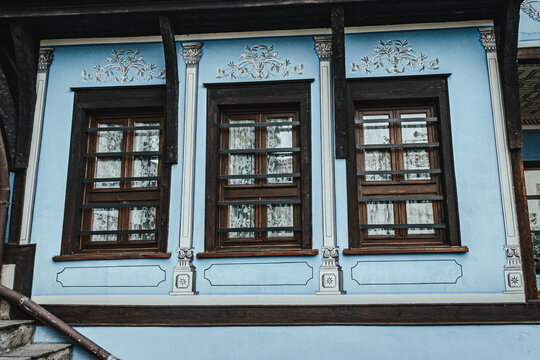Blue house in old Plovdiv