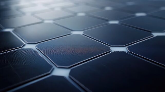 Solar panel cells capture sunlight, converting it into sustainable electricity and powering a future of green technology, environmental conservation, and innovation