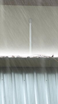 Climate change cause wet microburst (rain bomb) intense rainfall over a short period.