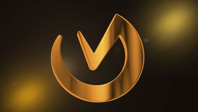 Golden Logo Reveal