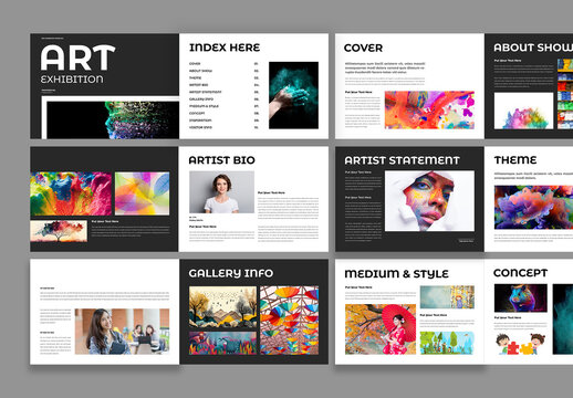 Art Exhibition Template Design