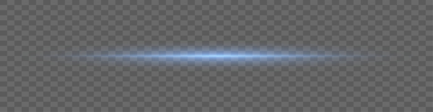 Blue glow laser line vector modern cyber spectrum effect with radiant illumination and abstract shape creating futuristic digital composition design