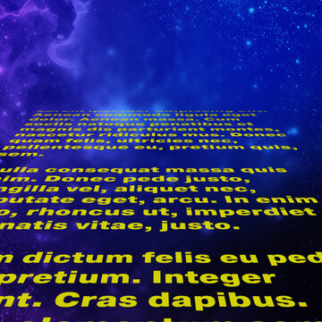 Square Space Perspective Crawl Text Title for Social Media Promo