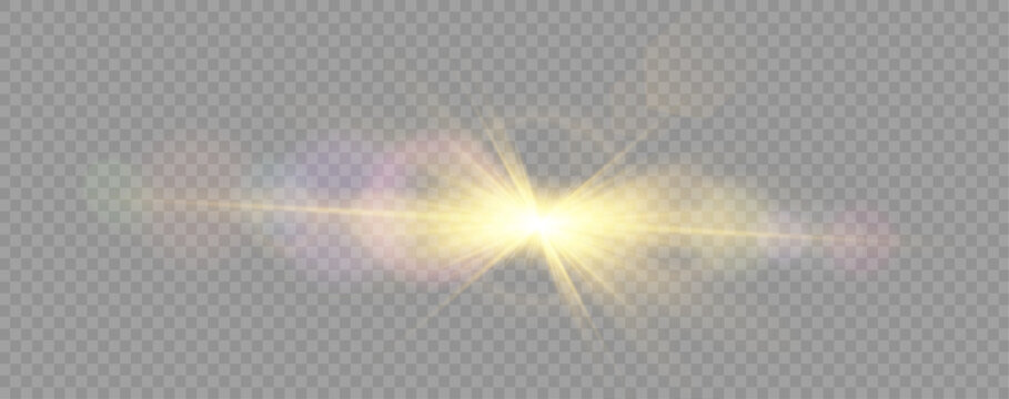 Vector transparent sunlight special lens flare light effect. Stock royalty free vector illustration. PNG
