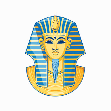 Pharaoh's Mask Illustration