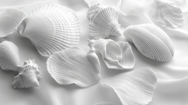 white seashell