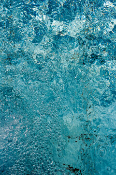 Clear Pool Water Reflections And Bubbles For Abstract Refreshing Backgrounds