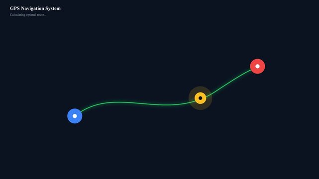 GPS navigator system with map route and directions