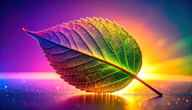 Colorful leaf