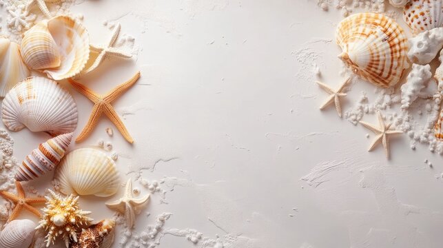 sea shells background