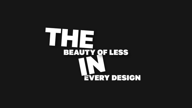 Dynamic Kinetic Text Animation 03