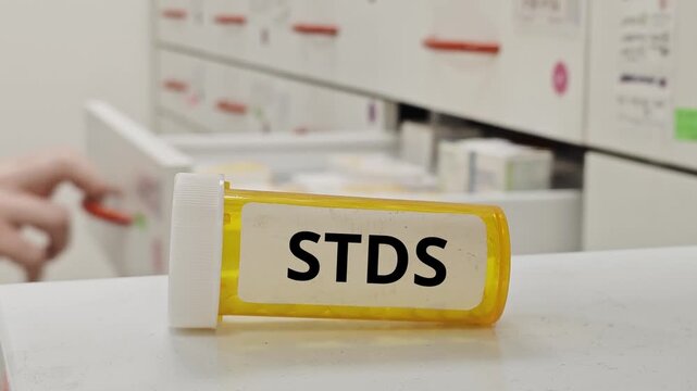 STDS treatment tablets used to manage sexually transmitted diseases and prevent complications