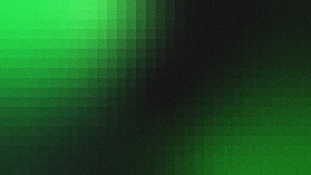 Green to black grainy gradient abstract background with subtle grid texture, dark noise texture, and modern tech backdrop.