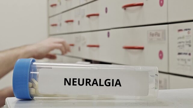 NEURALGIA treatment tablets used to relieve nerve pain and neuropathic discomfort
