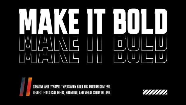 Dynamic Typography Title 04
