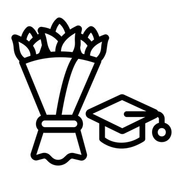 bouqet Line Icon