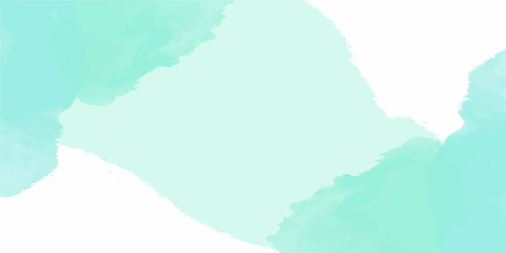Vintage watercolor illustration of a blue sky with clouds featuring a grunge paper texture and world map design for a nature landscape banner