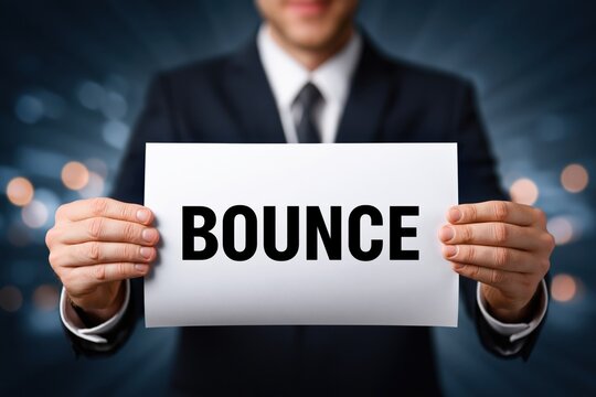 Marketing analyst discussing the bounce rate metric