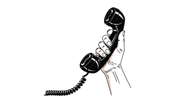 old fashioned telephone