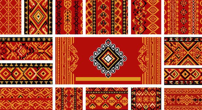 Collection of traditional ethnic patterns 1.