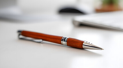Fototapeta premium Wooden Fountain Pen