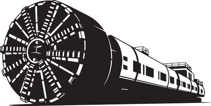Space Shuttle, Spacecraft, Rocket, Vector Illustration, Black and White, Space Exploration