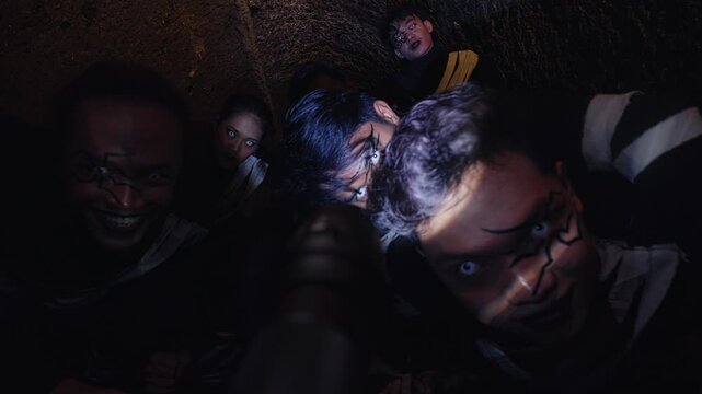 POV Trapped Under a Horde of Terrifying Monsters