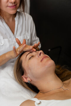 Facial Massage Treatment in Beauty Spa