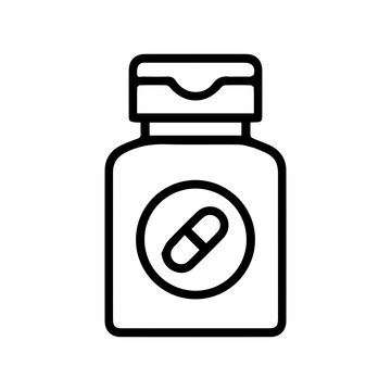 Medical Pill Bottle Icon
