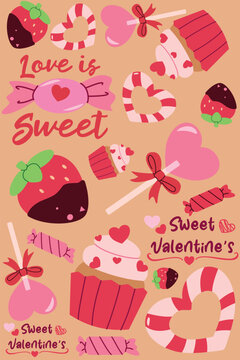 blooming_love_sketch_flower_ribbon_cherry_envelopee.eps