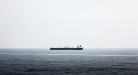 Obraz premium oil tanker in the sea