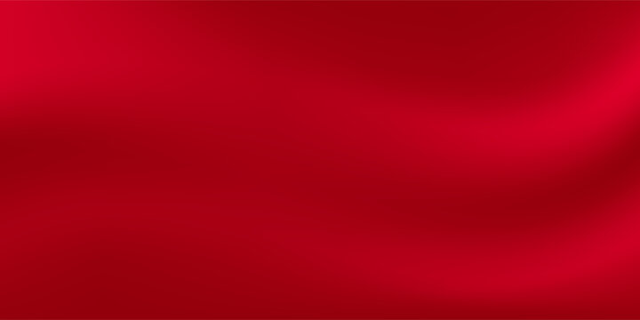 Luxury red fabric abstract vector background or liquid waves or wavy folds grunge silk texture satin velvet material, luxury background or elegant wallpaper.