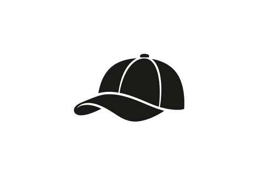 Versatile Black Baseball Cap Icon: A stylish and functional headwear accessory, ideal for sports, casual fashion, sun protection, and daily wear. This classic cap offers comfort and timeless appeal fo