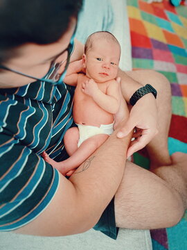 dad and baby