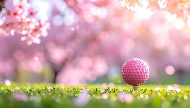Pink golf ball blooming (1)