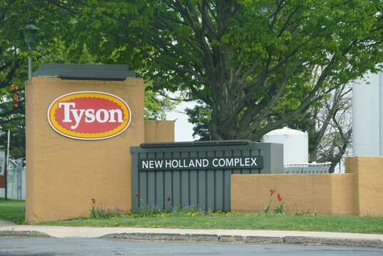 Lancaster County, Pennsylvania, U.S - Apr 23, 2026 - The Tyson's New Holland Complex surrounded by landscaping and greenery.