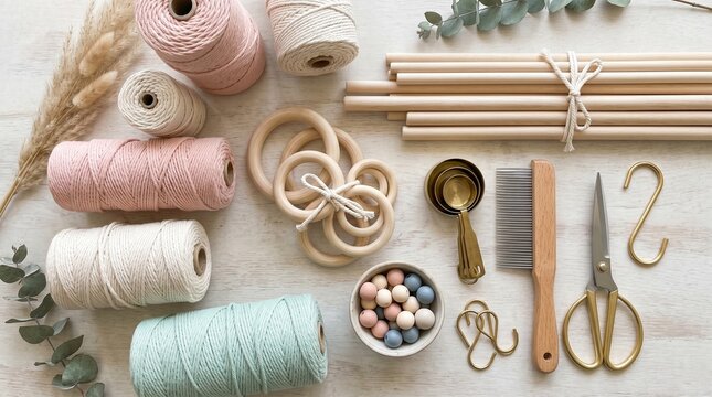 "Boho Creation Station: Macram&eacute; Tool Setup"