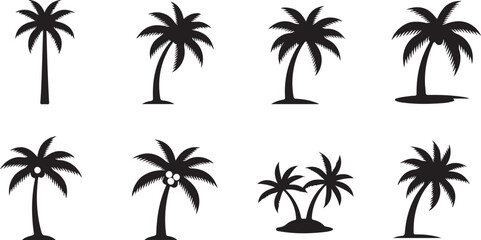 Naklejka premium Black and white of eight stylized starburst shapes with thick lines geometric shape abstract shape d