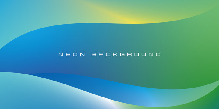 Fully editable neon background for wall papers. social media covers or any other digital or print media with editable blend shapes and editable gradients